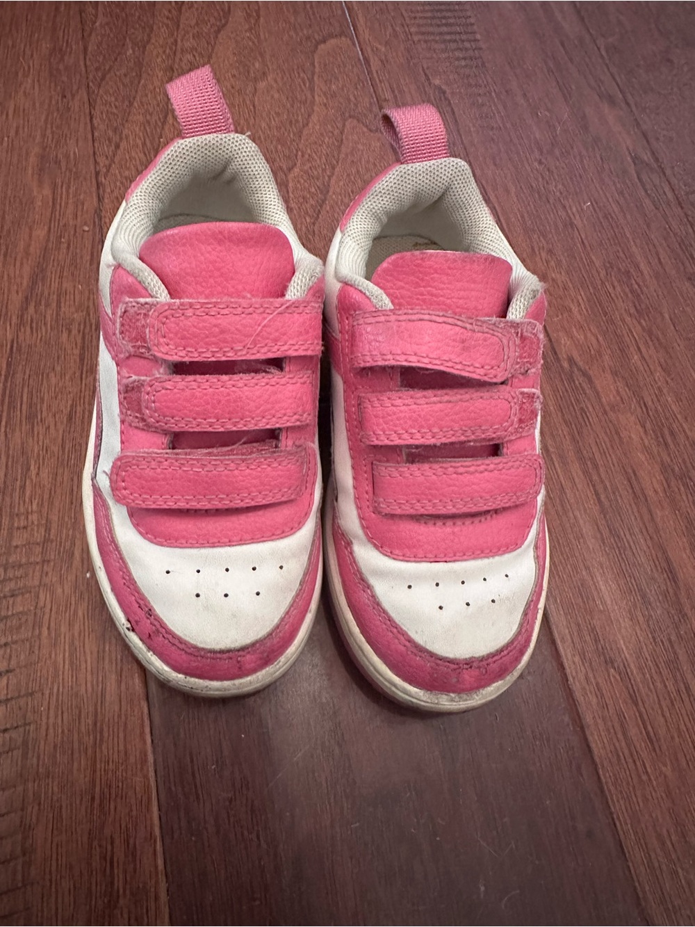 H&M Pink and White Kids Velcro Sneakers